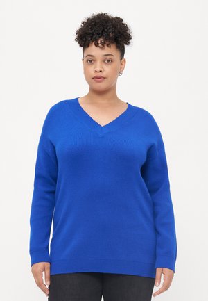VMCGOLD ART V NECK  - Striktrøje - surf the web