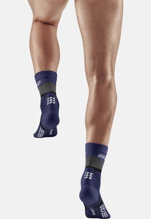 CEP COMPRESSION HIKING MAX CUSHION MID CUT SOCKS - MADE IN GERMANY - Sportsocken - grey purple