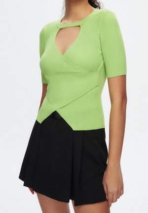 T-shirt basic - neon green