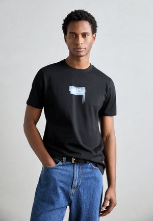 Antony Morato REGULAR FIT WITH LOGO PRINT - Print T-shirt - black