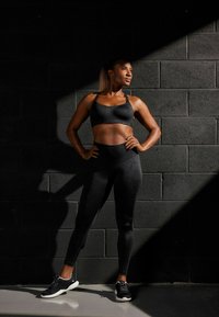 Next TUMMY CONTROL HIGH WAISTED FULL LENGTH SCULPTING - Retuusid - püksid - black embossed zebra print