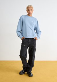 Carhartt WIP SIGNATURE - Sweatshirt - dusty ice/white