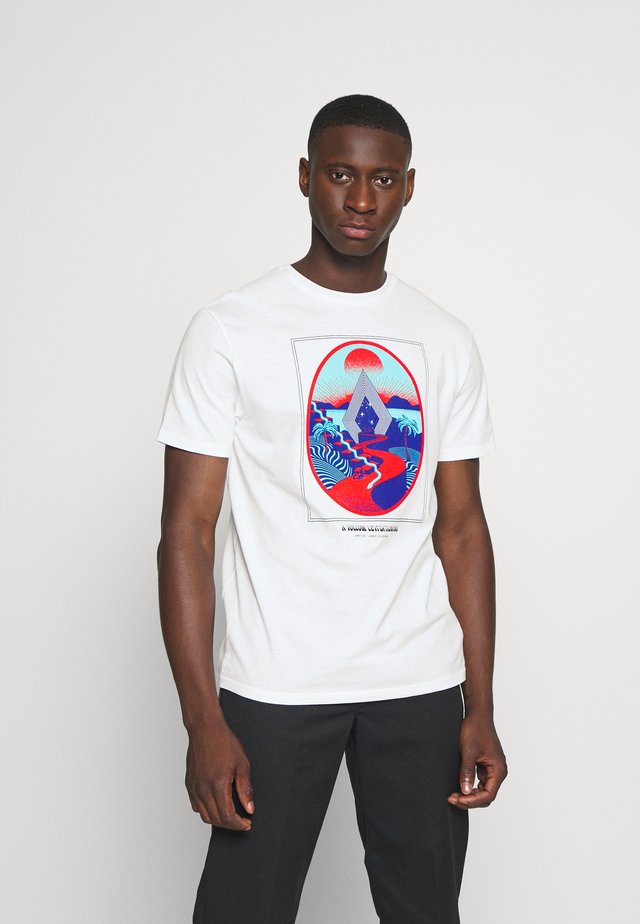 ZUVERZA - T-shirt print - white