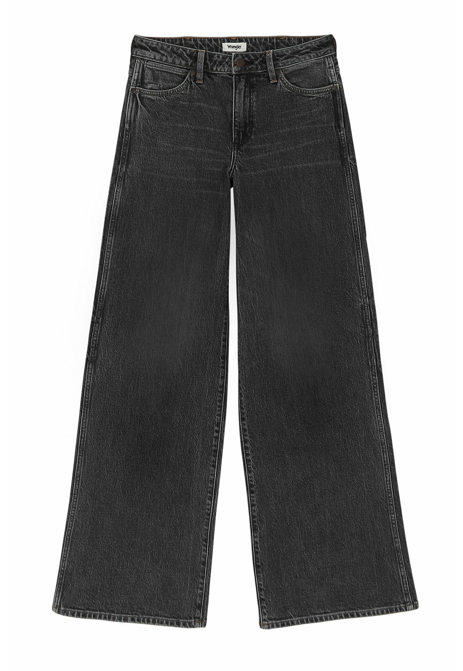 Wrangler WORLD WIDE - Wide Leg - streak/black - Zalando Wrangler WORLD WIDE - Wide Leg - streak/black - Zalando