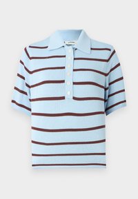 MALVA STRIPE - Poloshirt - blue/andorra
