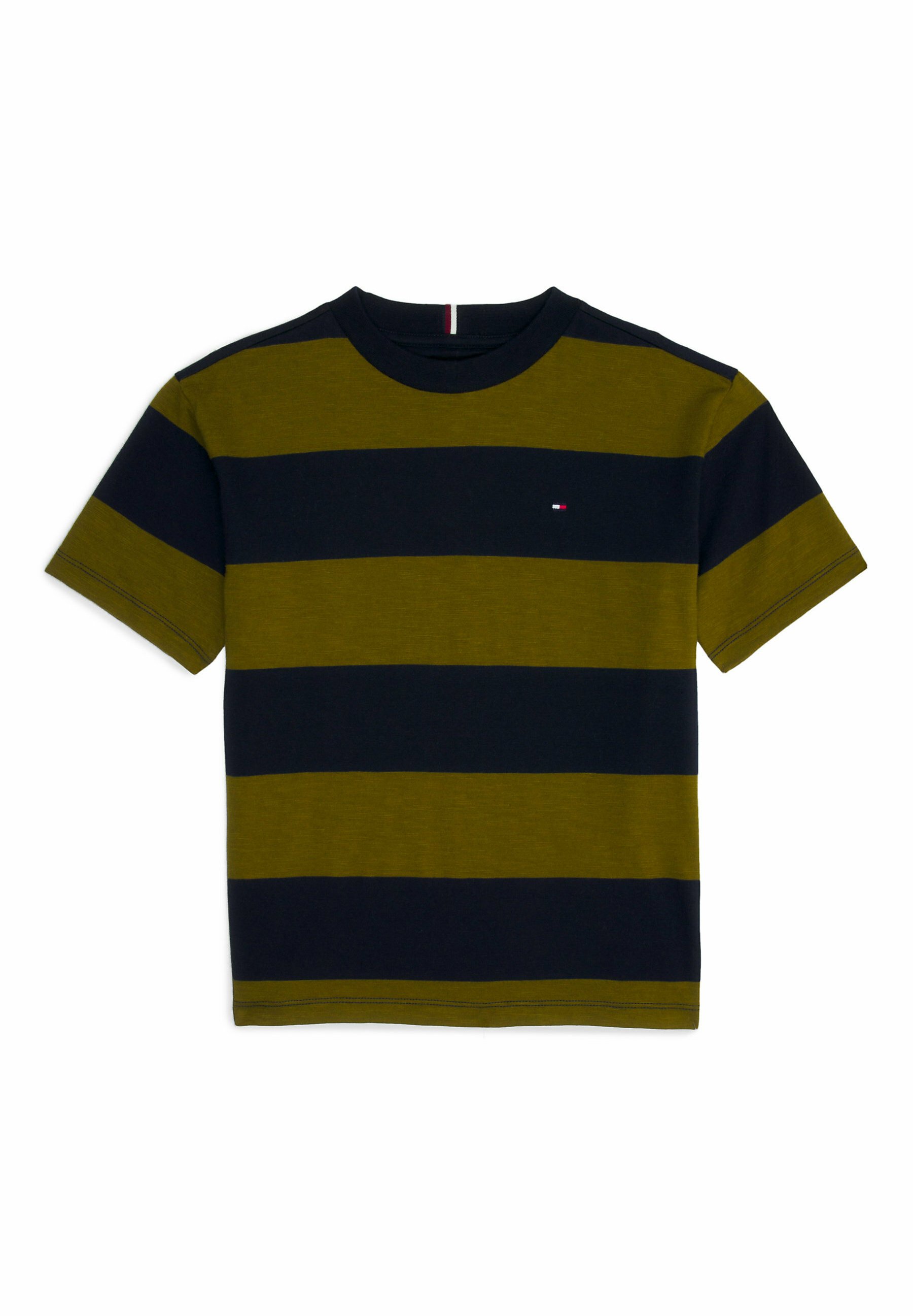 tommy hilfiger blue and yellow shirt