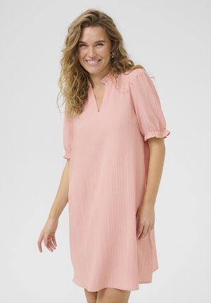 SHORT SLEEVE FRILLS - Hverdagskjole - silver pink