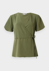 VILOVIE V-NECK WRAP - Μπλούζα - four leaf clover