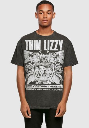 Merchcode THIN LIZZY - NEW VICTORIA THEATRE WASHED  - T-shirts print - black
