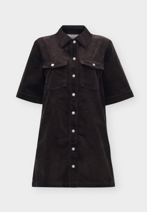 JDY, SHIRAZ BUTTON DRESS - Robe chemise - chocolate torte