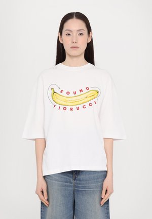 Fiorucci BANANA SOUND - T-shirts med print - white