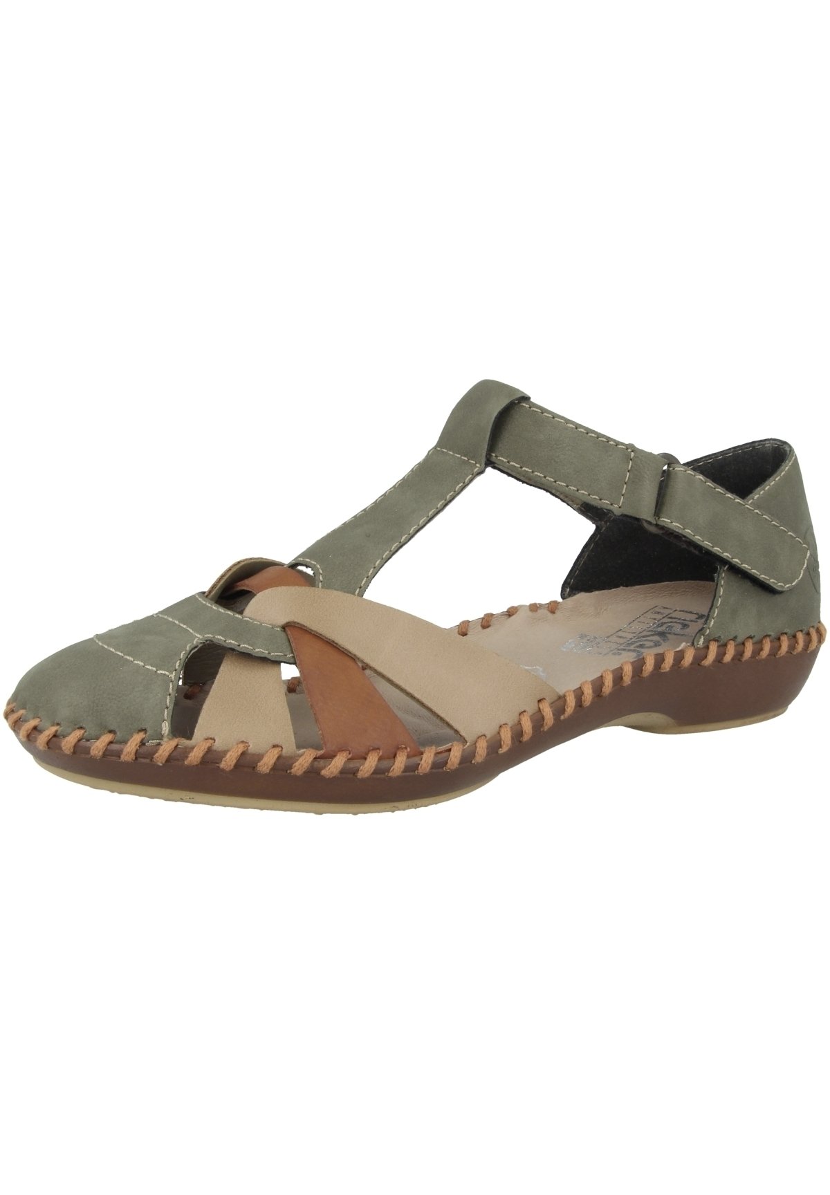 Rieker Riemensandalette - olive/grün - Zalando.de