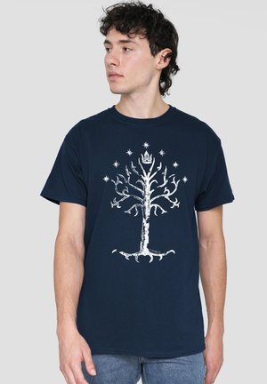 Warner Brothers, LOR TREE OF GONDOR - Print T-shirt - dark blue