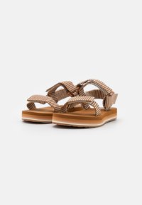 Roxy CAGE - Sandálias - brown/white