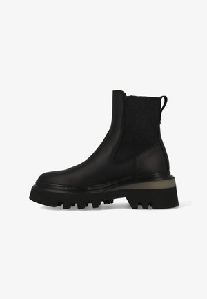 Woolrich Enkellaarsjes met plateauzool - black