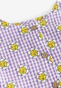Next REGULAR FIT - BUTTON THROUGH - Freizeitkleid - purple gingham