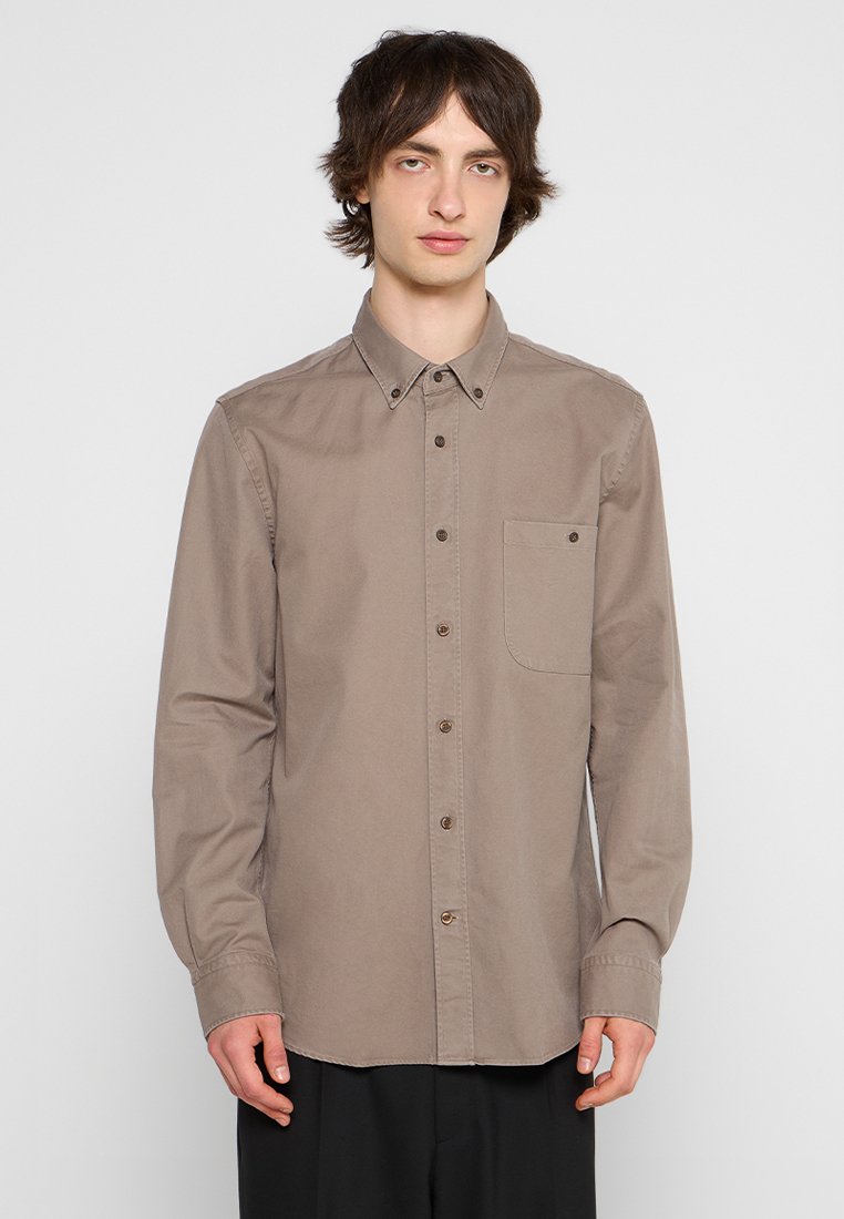 PROFUOMO Overhemd zandkleur