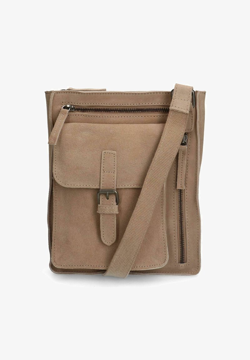 Manfield SCHULTER - Borsa a tracolla - beige
