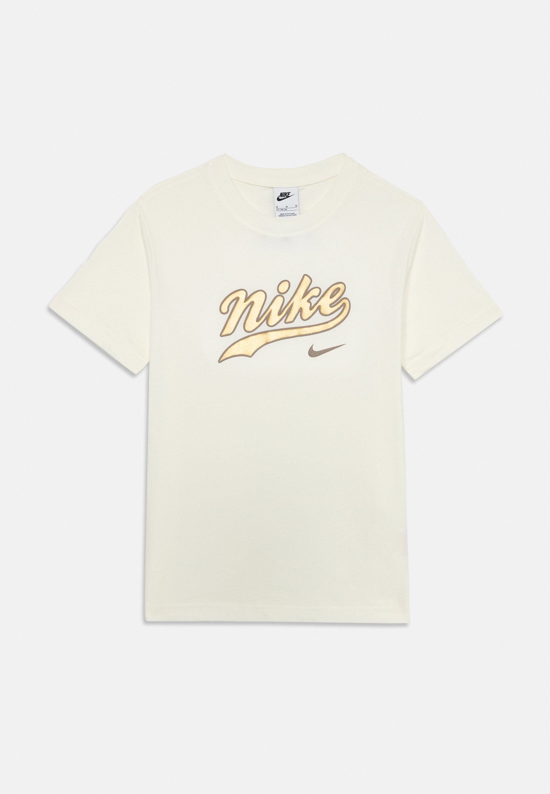 Nike Sportswear TREND TEE Print T-shirt sail/metallic gold