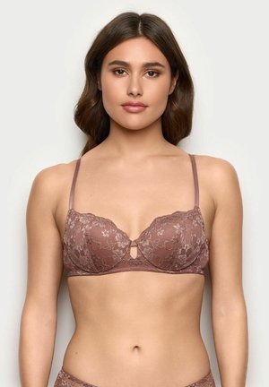 PRIMULA - Sujetador con aros - light brown floral