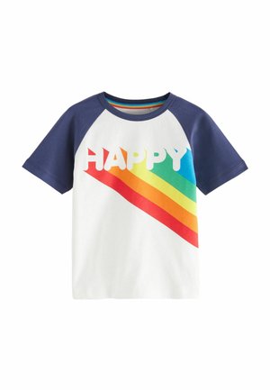 Little Bird REGULAR FIT - RAINBOW RAGLAN SHORT SLEEVE - Print T-shirt - navy