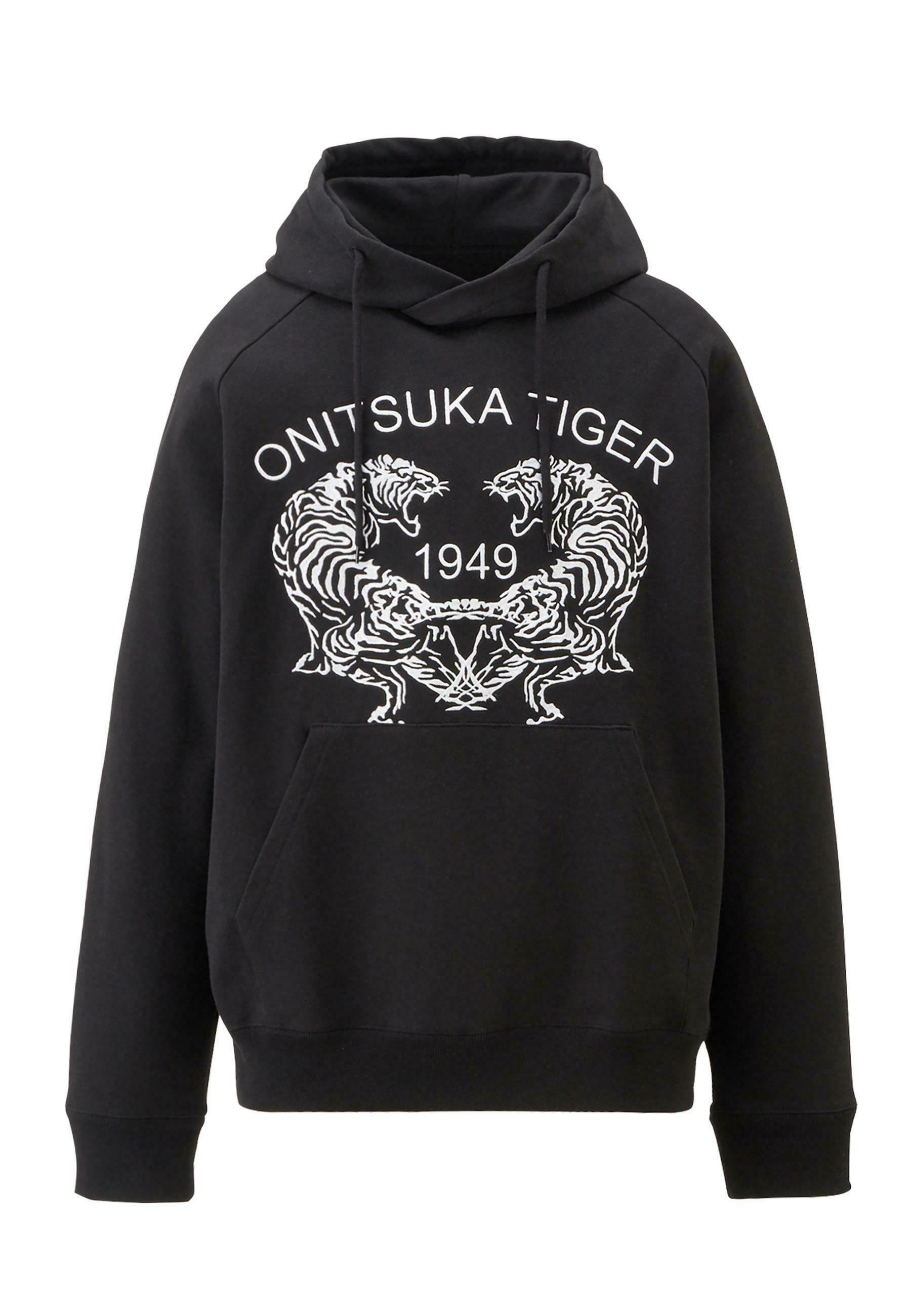 Onitsuka Tiger SWEAT HOODIE - Sweatshirt - black - Zalando.de