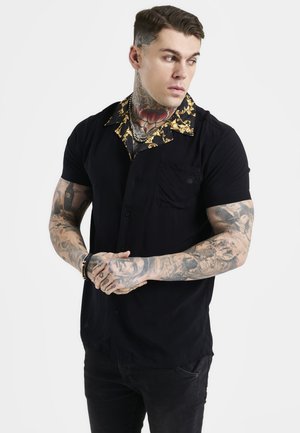 VENETIAN CONTRAST COLLAR - Košile - black/gold-coloured