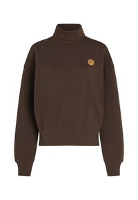 O'RIGINALS HIGH NECK CREW - Pusa - coffee bean