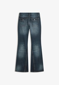 Bershka Flared Jeans - light-blue denim