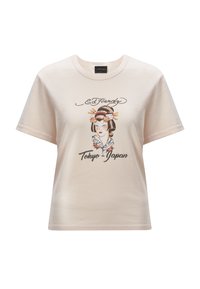 Ed Hardy TOKYO-GEISHA TIGHT  - T-shirts print - washed delicacy