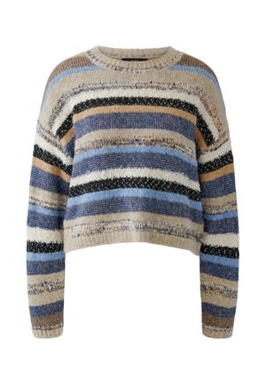 Oui, Jumper - lt brown blue