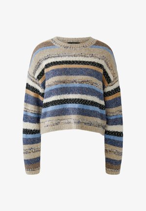 Oui, Jumper - lt brown blue