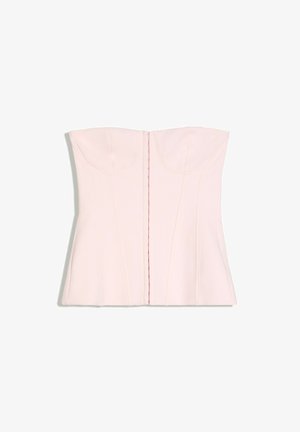Bershka, HOOK-FASTENING CORSET BANDEAU TOP - Débardeur - pink