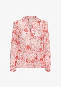 Non sélectionné, poppy red bird print
