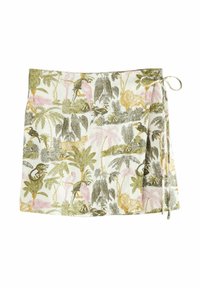 Next - REGULAR FIT - A-Linien-Rock - ecru jungle print Thumbnail-Bild 1