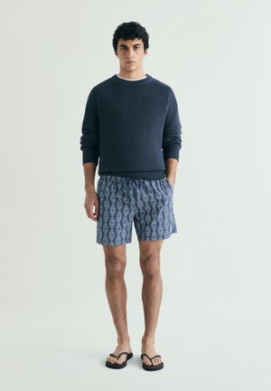 Scalpers, SCALPERS INDIGO SKULL SWIMSUIT - Swimming shorts - navy