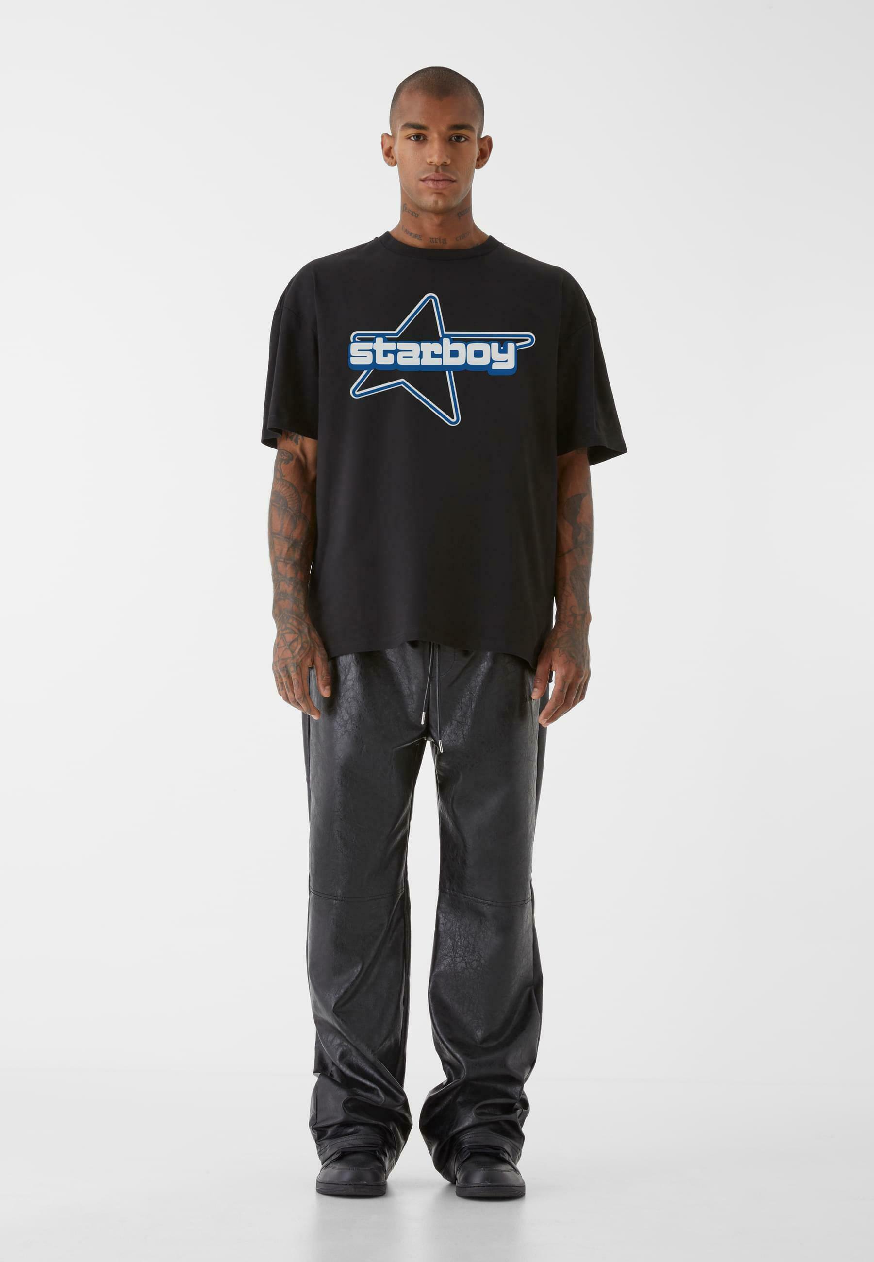 9N1M SENSE Y2K STARBOY - T-shirt z nadrukiem/czarny - Zalando.pl