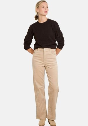 STRAIGHT  - Džinsi ar taisnām starām - lt beige