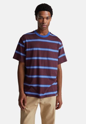 STRIPED - T-Shirt print - violet