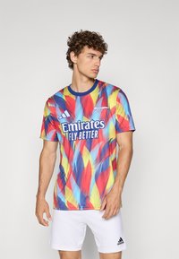 adidas Performance AFC PRESHI - Football shirt - victory blue/pure ruby/bright yellow/bright cyan