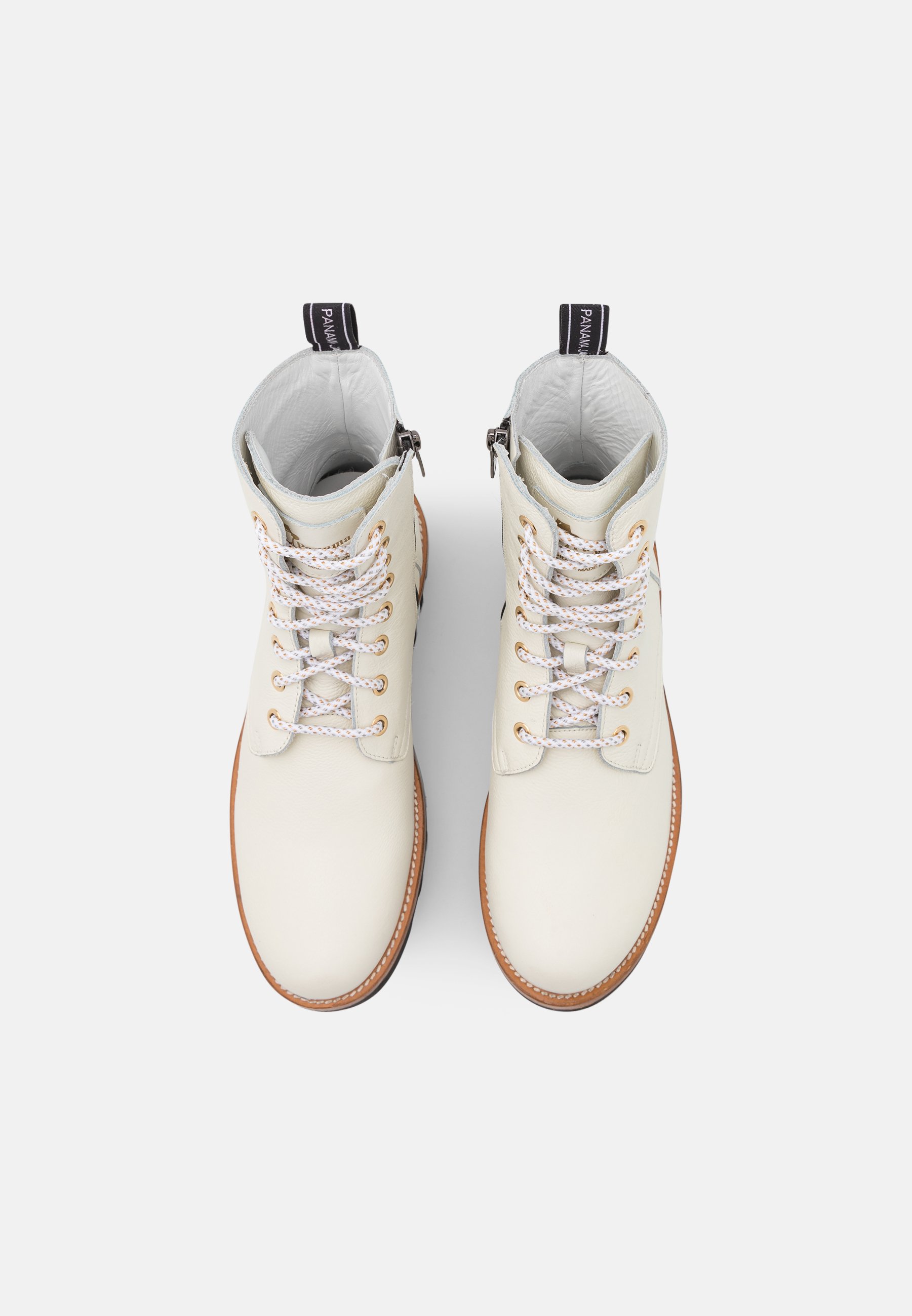 Panama Jack MIREN - Enkellaarsjes met plateauzool - white/wit - Zalando.nl