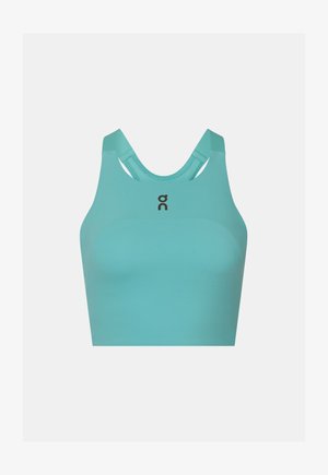 On, PERFORMANCE CROP - Brassières de sport à maintien normal - aquamarine