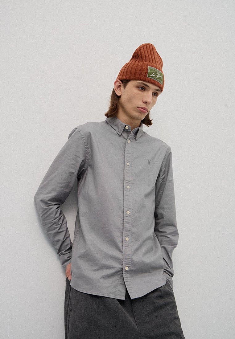 AllSaints Overhemd grijs
