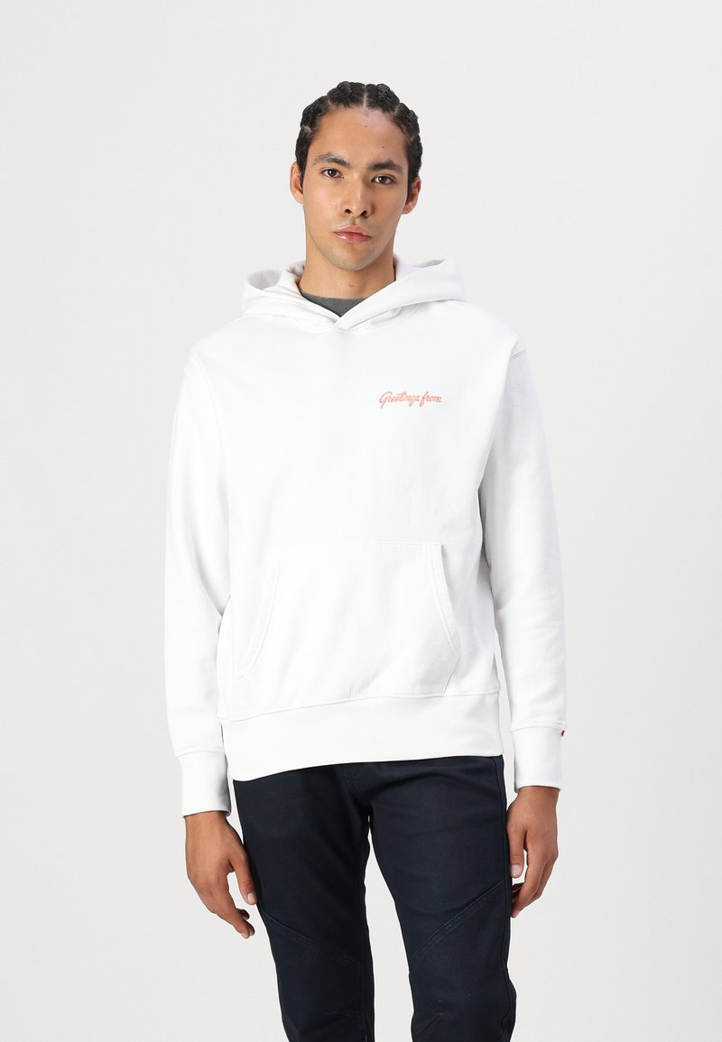 Levi's® THE AUTHENTIC HOODIE - Felpa con cappuccio - white