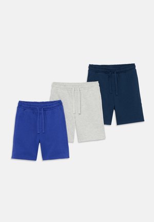 UNISEX 3 PACK - Kratke hlače - dark blue/royal blue/mottled grey
