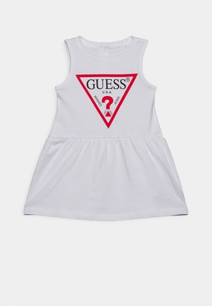 BABY SLEVELESS DRESS - Vestito di maglina - true white