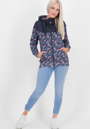 Zip-up hoodie - marine