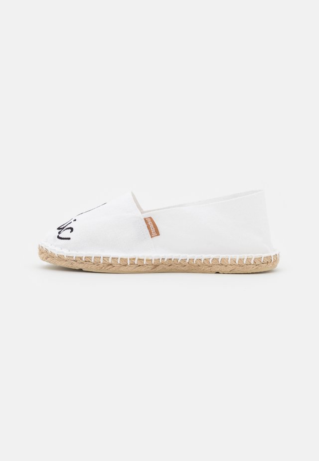 CLASSIC BRODÈ - Espadrilles - blanc