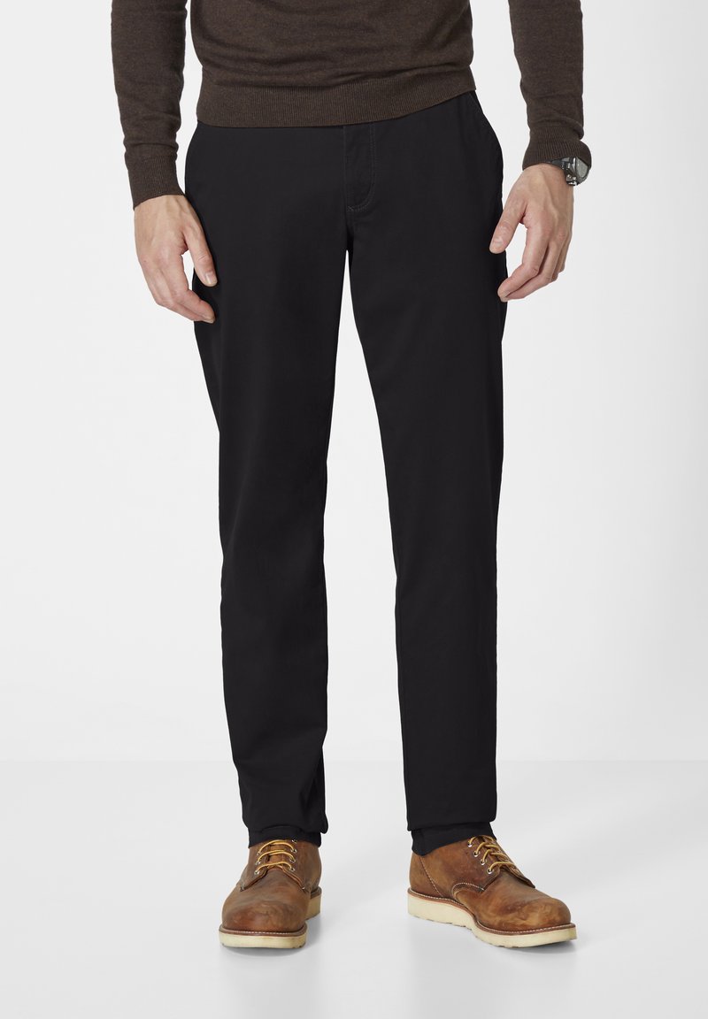 Redpoint ODESSA REGULAR FIT MIT STRETCH - Chino - black