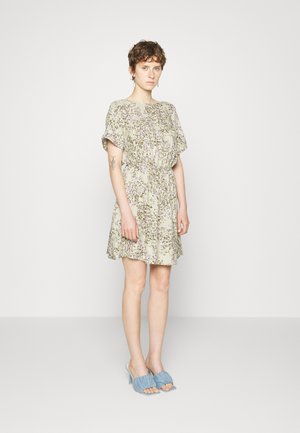 PATCHWORK - Vestito estivo - grün/lila